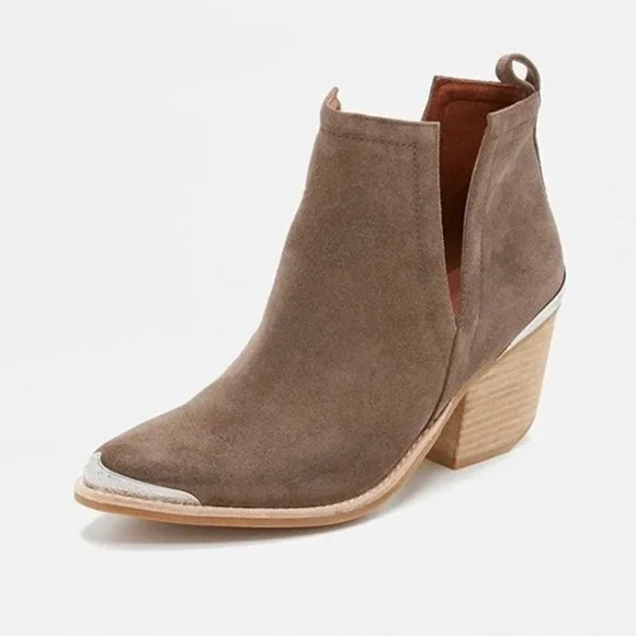 Jeffery Campbell Cromwell Bootie, Taupe - Picture 1 of 6